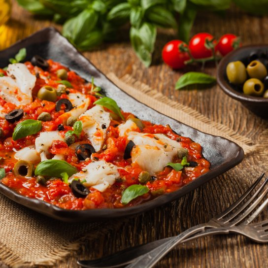 Риба з овочами