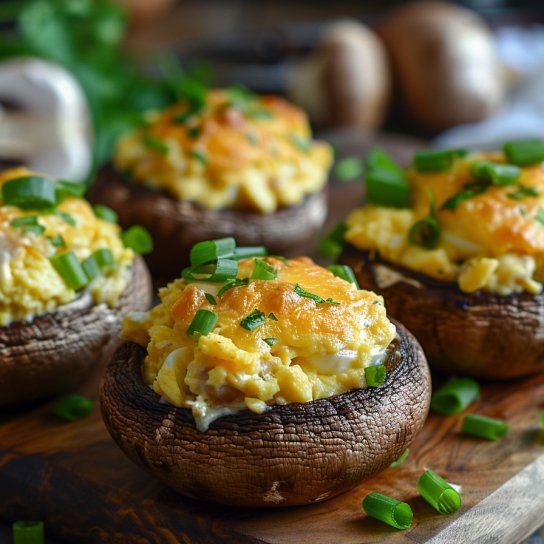 Фаршировані печериці