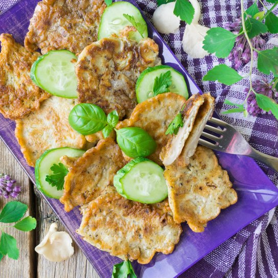 Ліниві котлети з глив