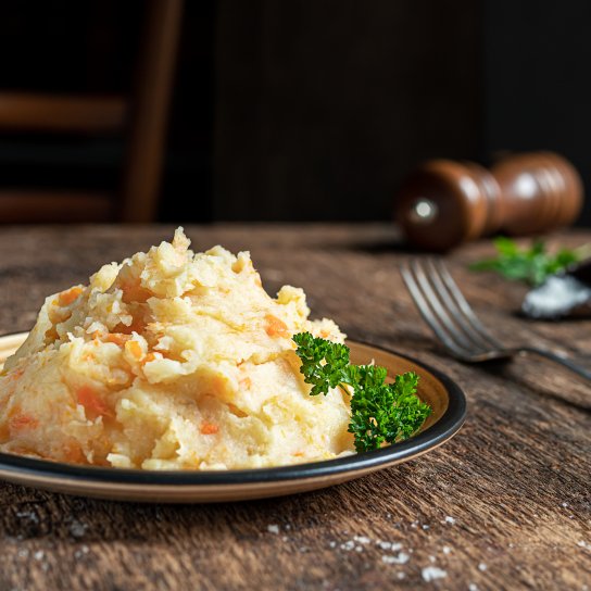 Жовте пюре з морквою