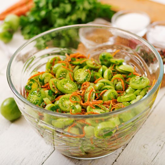 Зелені помідори по-корейськи