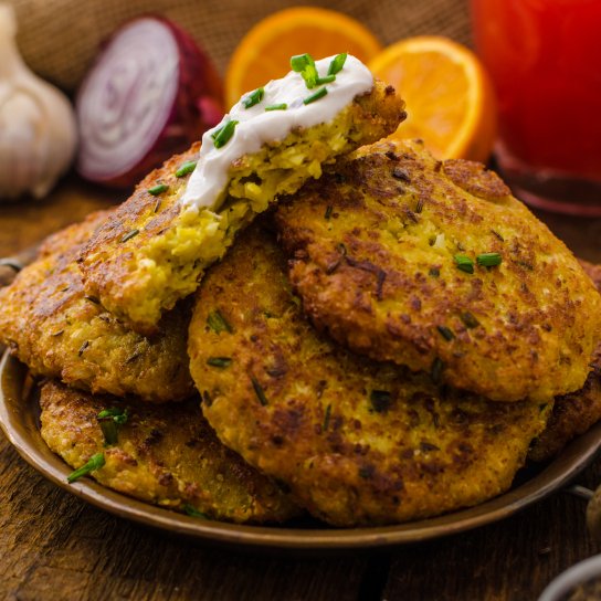 Оладьи из цветной капусты