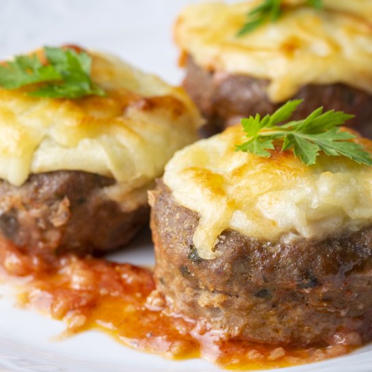 Котлети «Польські Татри» під сирною шапкою