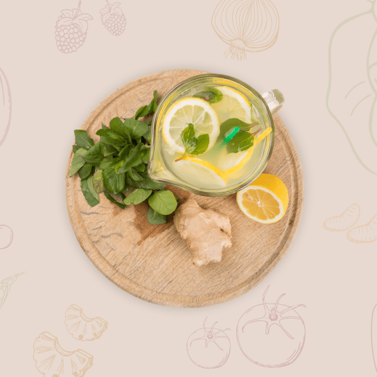 Лимонад з імбиром за рецептом Клопотенка