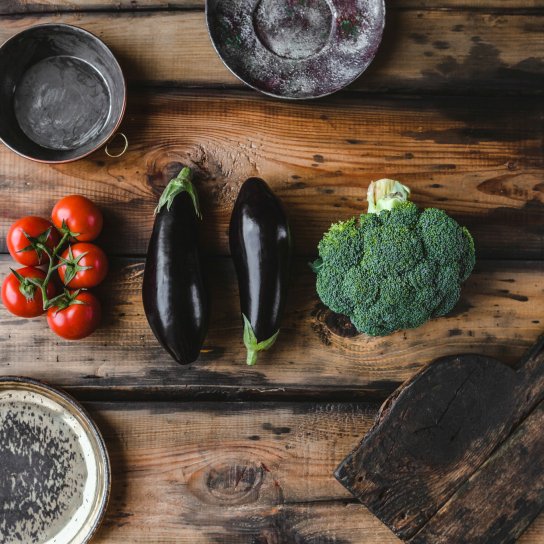 овочі на столі