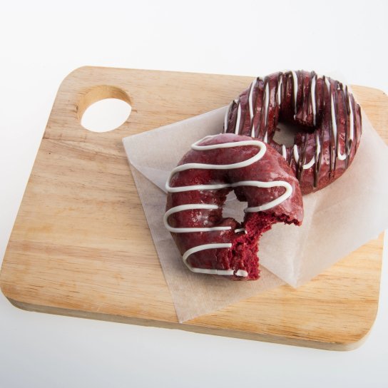 Бурякові пончики