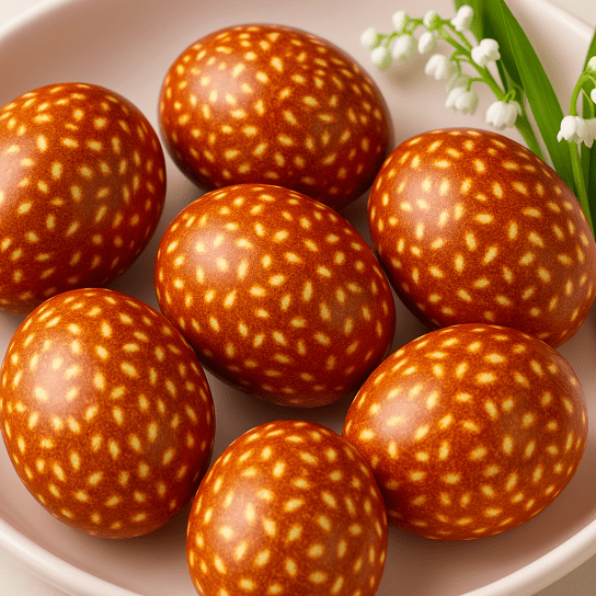 Як пофарбувати яйця рисом