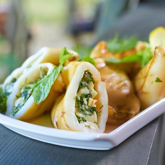 Фаршированный кальмар