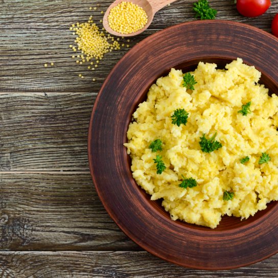 Пшоняна каша з м’ясом - рецепт