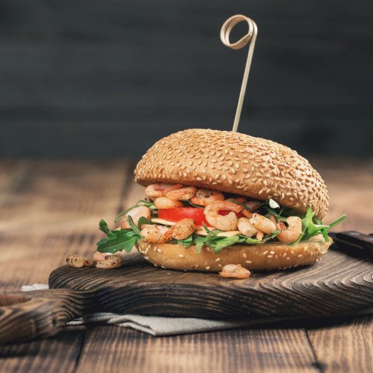 сэндвич с креветками