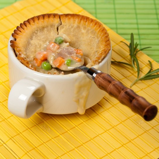 Курячий пиріг в чашці