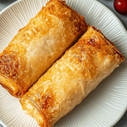 Пиріжки «Ліниві вишні» з тістом філо