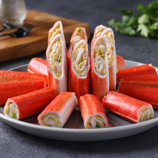 Фаршированные крабовые палочки