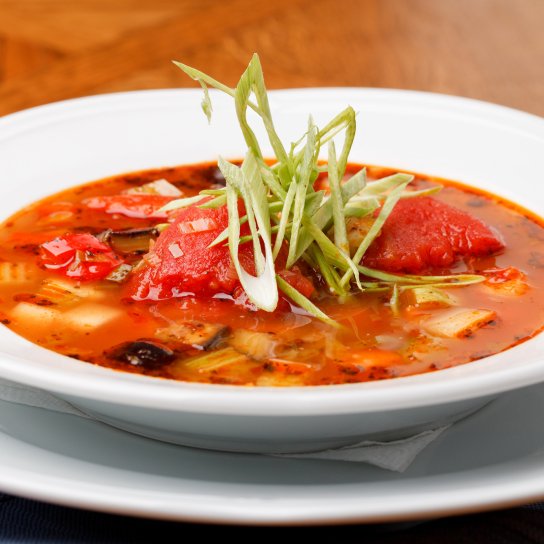 Рибний суп із томатами