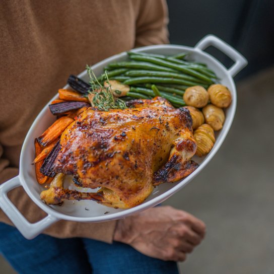 Запечена курка