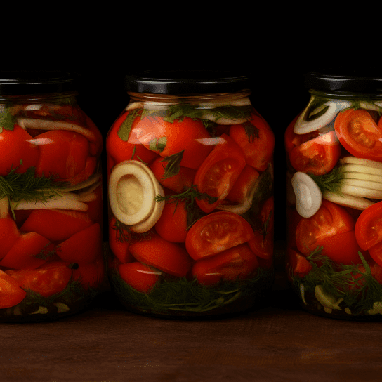 Помідори, мариновані шматочками