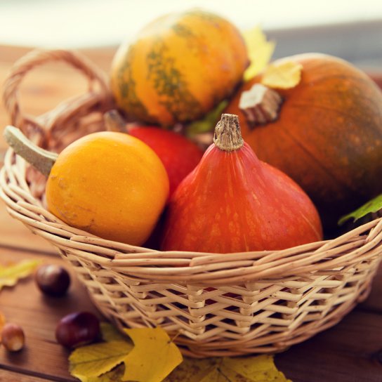 Гарбузи у кошику