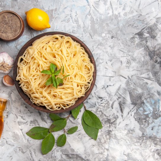Паста з сиром та лимоном