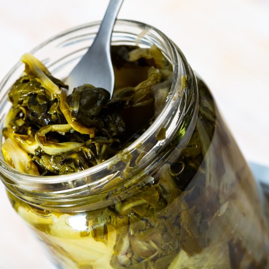 Маринований швейцарський мангольд