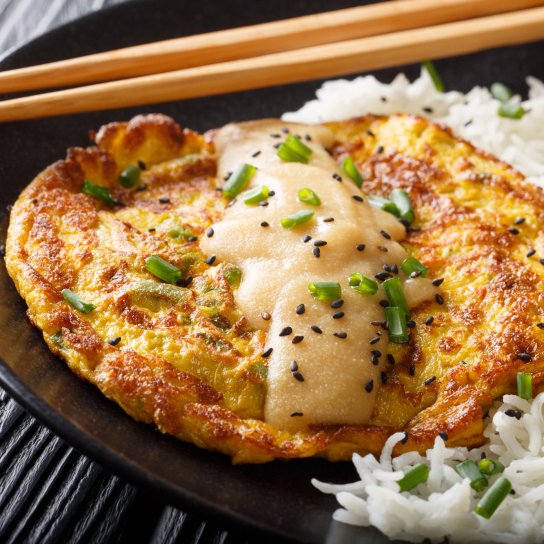 Китайський омлет фу йонг з підливкою