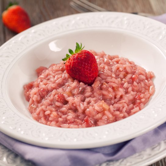 Рис с клубникой