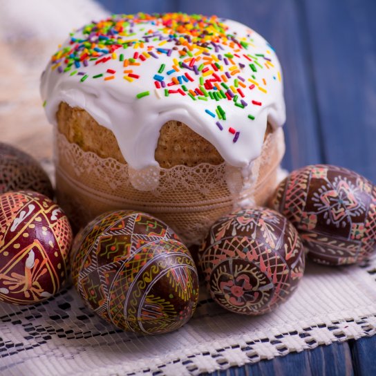 Декор куличи из сладкого кружева