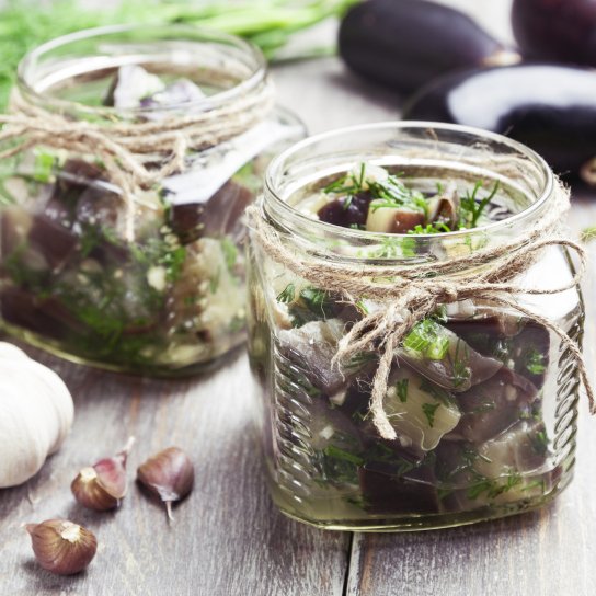 Жареные баклажаны с чесноком на зиму