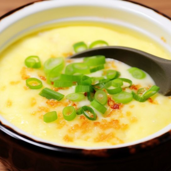 Яйця на парі в корейському стилі