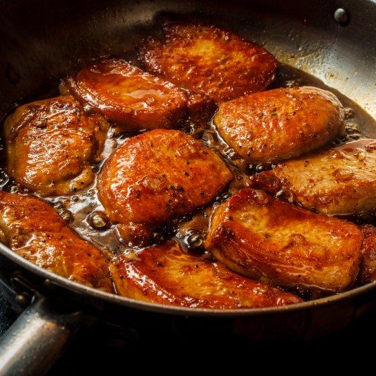 Свиняча вирізка у медово-лаймовому соусі