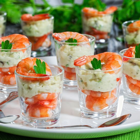 салат з креветками "Морський"