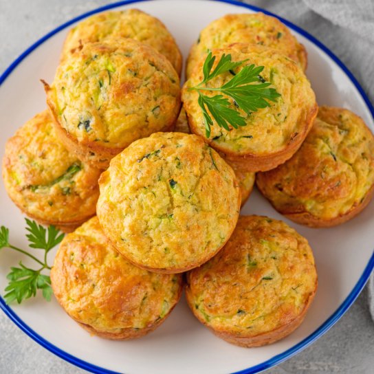 Сирні кекси з кабачком