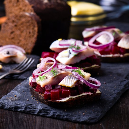 Бутерброди з оселедцем