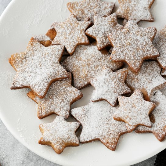 Смажене печиво зірочки