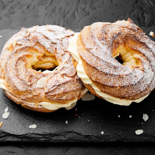 Заварні кільця з кремом