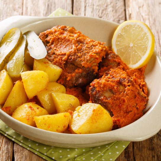 Картофель в микроволновке