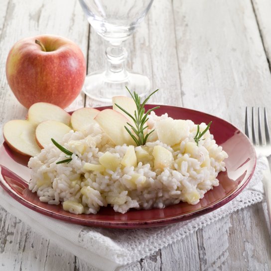 Ризото з яблуками та сиром