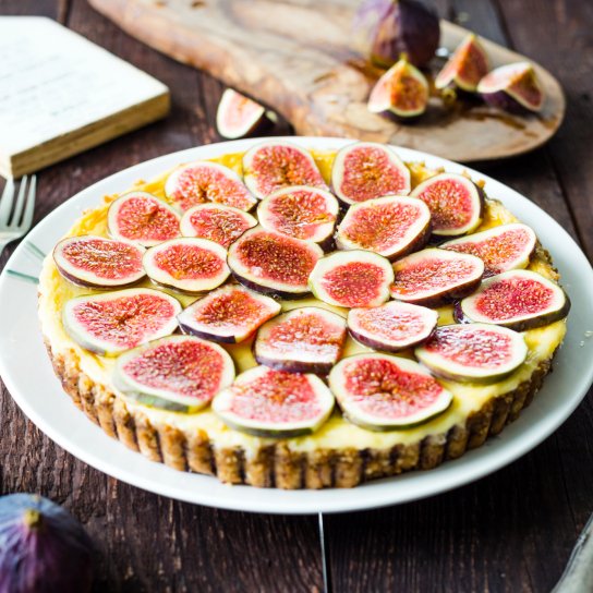 Тарт з інжиром і сиром