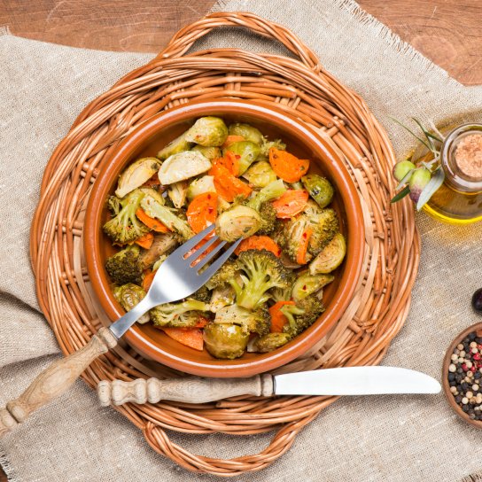 Брюссельська капуста з морквою