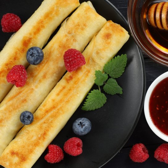 Налисники з сиром з лаваша