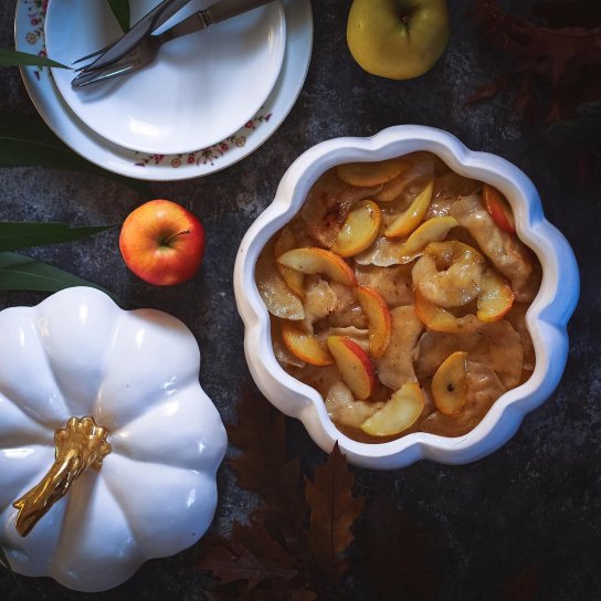 вареники з яблуками