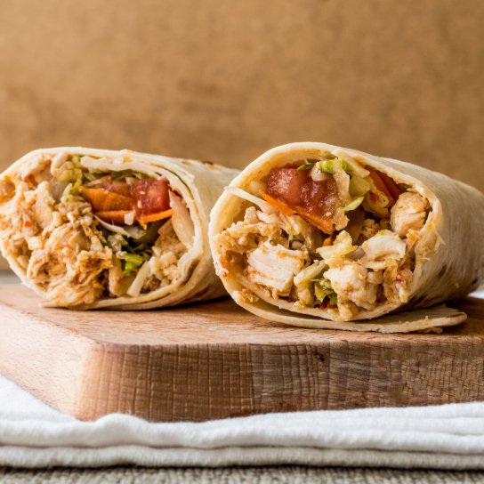 Бурито у млинці з куркою і печерицями