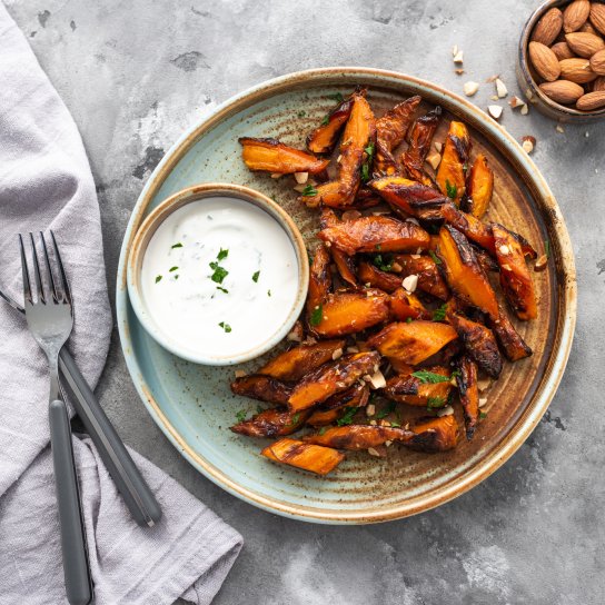 Смажена морква в глазурі