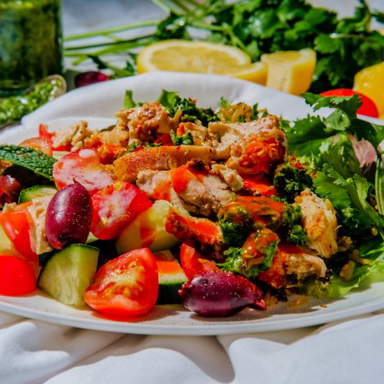 Салат «Лінива шаурма»