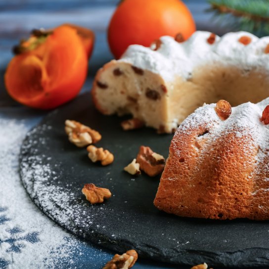 Кекс з хурмою