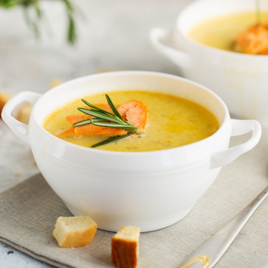 Крем-суп с имбирем