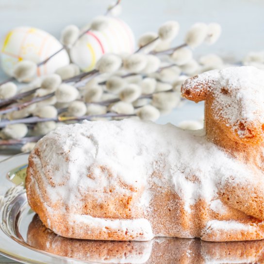 Великодній баранець з тіста