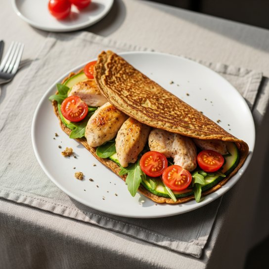 Корисна шаурма з кабачка