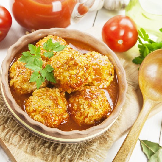 Ліниві голубці з куркою