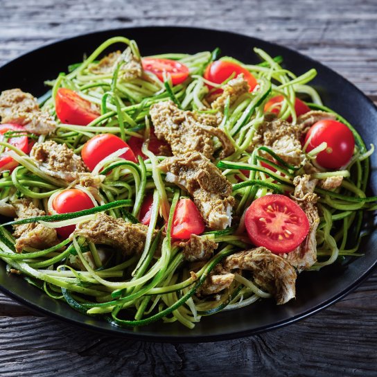 Кабачкова паста з куркою