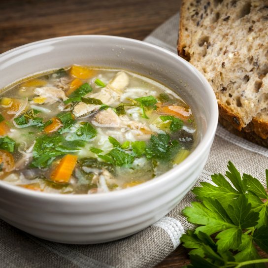 Суп з рисом